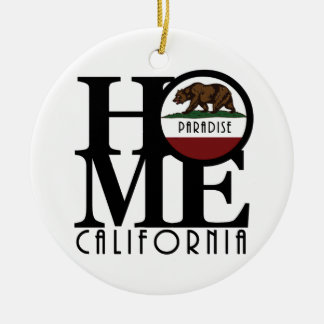 HOME Paradise California Ceramic Ornament