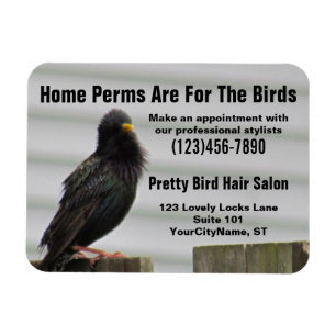 Home Perm Salon Stylist Magnet