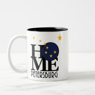 HOME Petersburg Alaska Two-Tone Coffee Mug