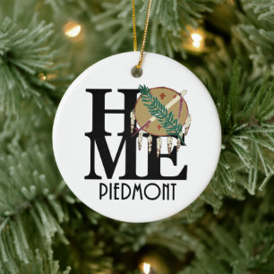 HOME Piedmont Oklahoma Ceramic Ornament