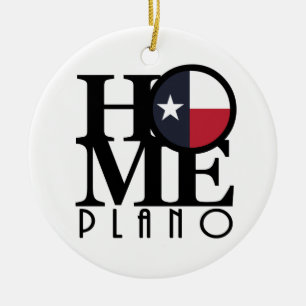 HOME Plano Texsa Ceramic Ornament