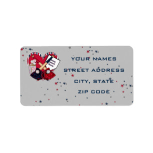 Home Plate Baseball Wedding Address Labels 01