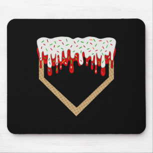 Home Plate Sell Drip Christmas Youth Sports Respec Mouse Pad