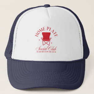 Home Plate Social Club Baseball Mum Trucker Hat