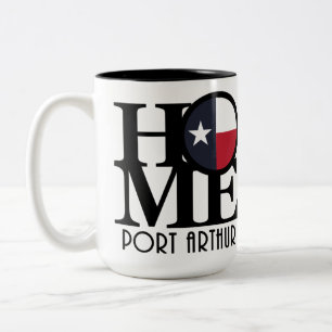 HOME Port Arthur Texas 15oz Two-Tone Coffee Mug