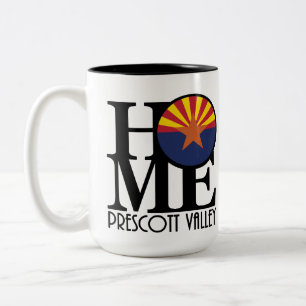 HOME Prescott Valley Arizona 15oz Two-Tone Coffee Mug