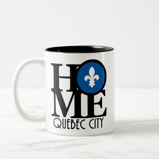 HOME Quebec City 11oz Two-Tone Coffee Mug (Left)
