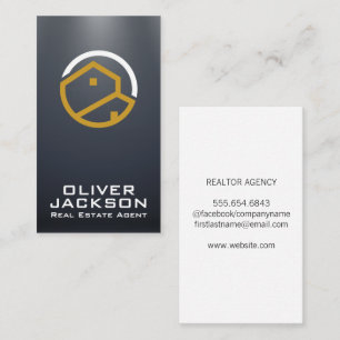 Home Real Estate Logo Real Estate Business Card