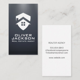 Home Real Estate Logo   Residential Business Card