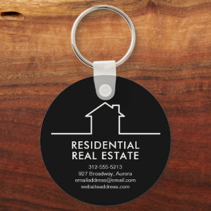 Home Real Estate Realtor Promotional Key Ring