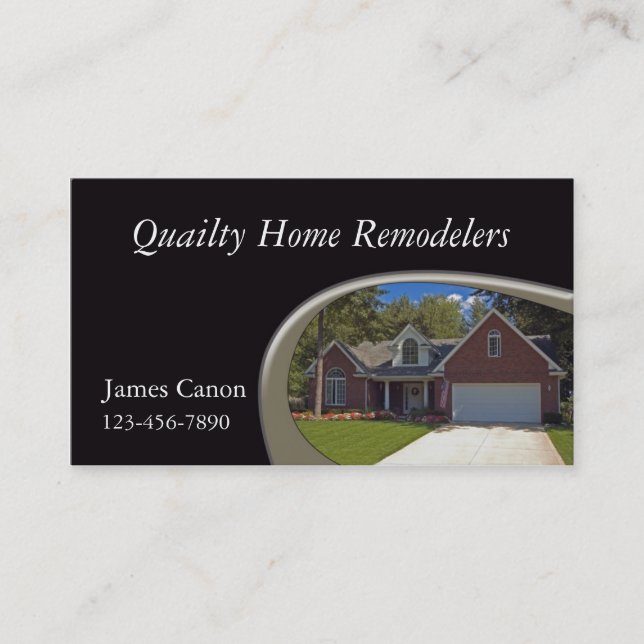 Home Remodeler Business Card (Front)
