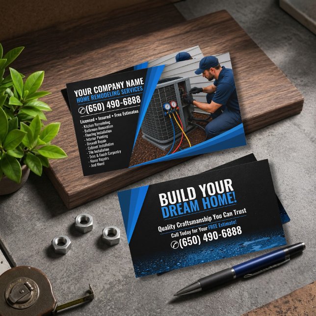 Home Remodeling  Business Card (Creator Uploaded)