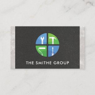 Home Renovations Icon   Construction Logo Business Card