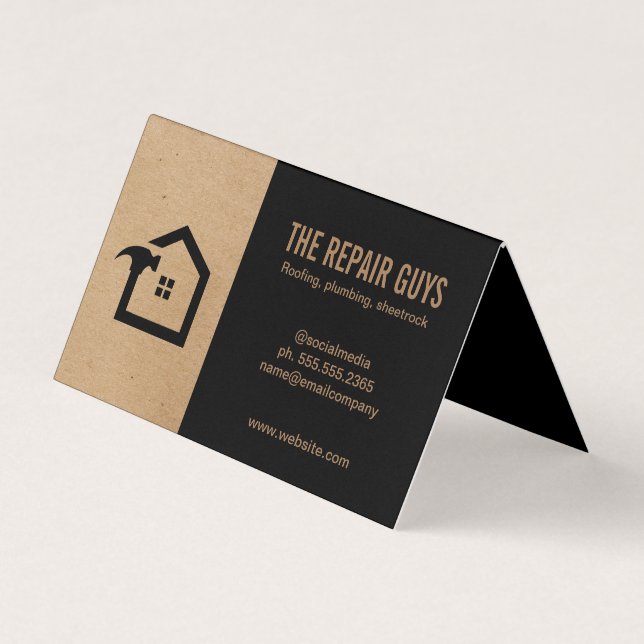 Home Repair | Handyman | Construction  Business Card (Front)