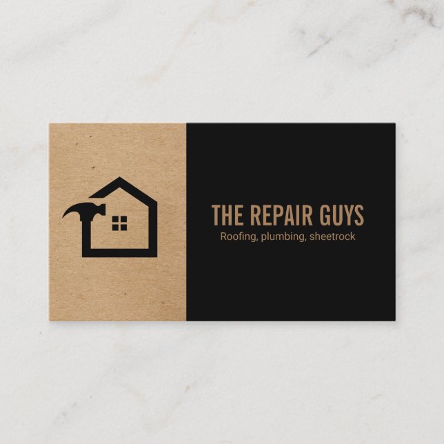 Home Repair | Handyman | Construction Business Card (Front)