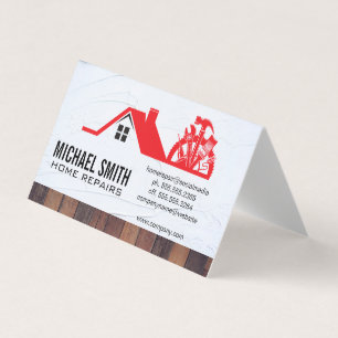 Home Repair Property Management Business Card