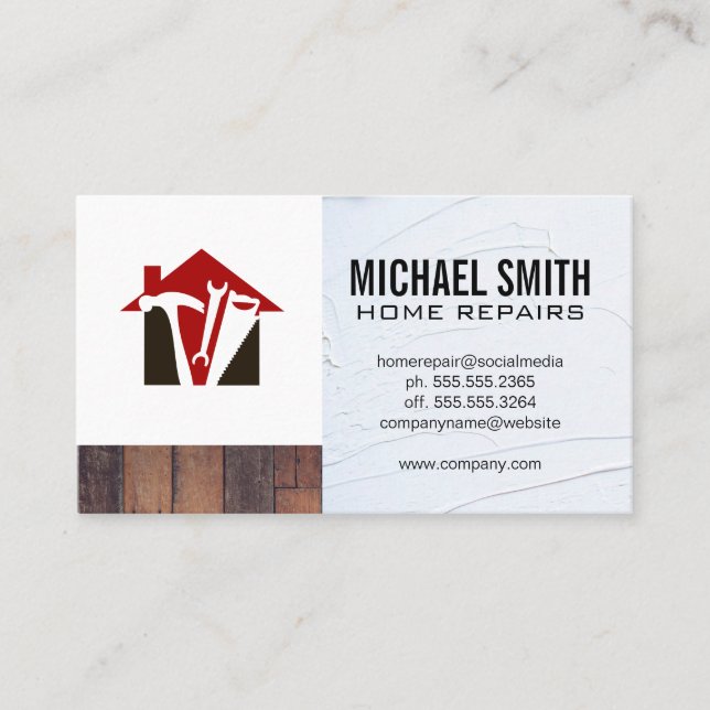 Home Repair | Property Management Business Card (Front)