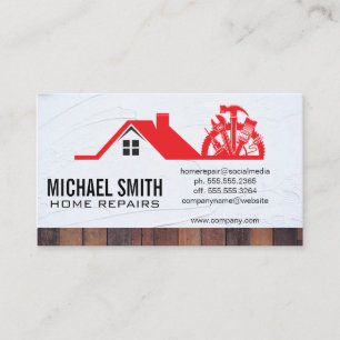 Home Repair Property Management Business Card