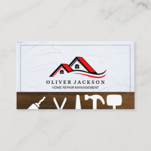 Home Repair   Realtor   Rooftop Business Card