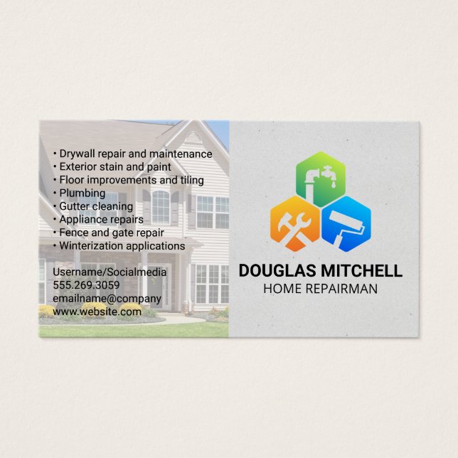 Home Repair Service Icons (Front)