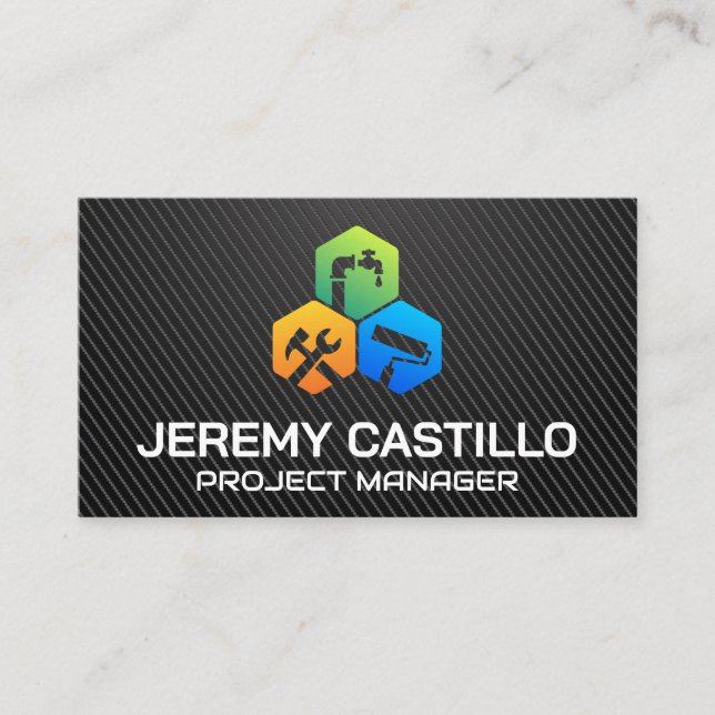 Home Repair Services | Handyman Business Card (Front)