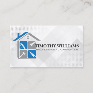 Home Repair Tools Blue Collar Skilled Worker Business Card