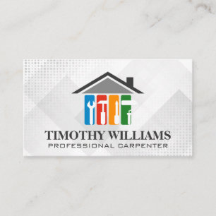 Home Repair Tools General Contractor Business Card