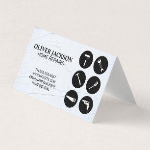 Home Repair   Tools   Handyman Business Card