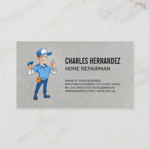Home Repairs Renovations Fix It Business Card