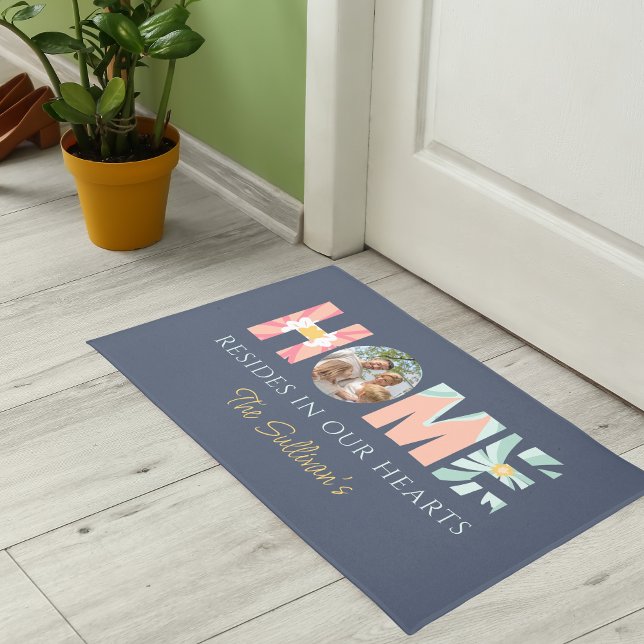 Home Resides In Our Hearts Door Mat (Creator Uploaded)