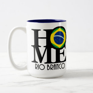 HOME Rio Branco 15oz Two-Tone Coffee Mug