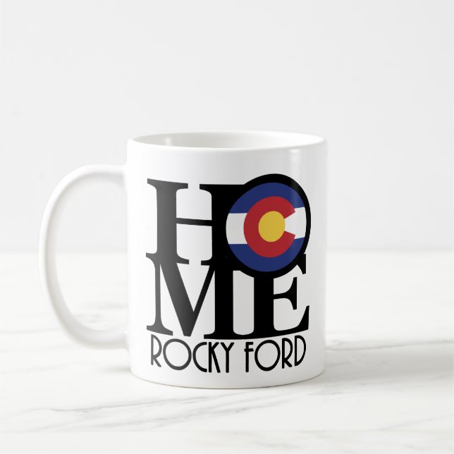HOME Rocky Ford Colorado 11oz Coffee Mug (Left)
