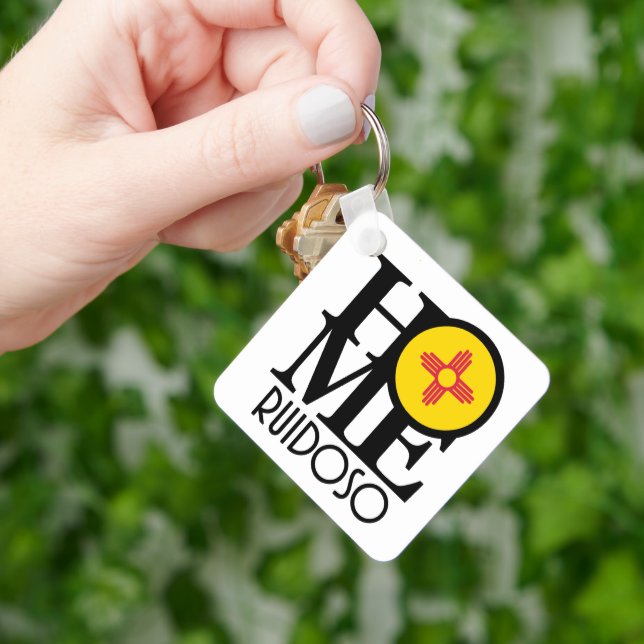 HOME Ruidoso, New Mexico Key Ring (Hand)