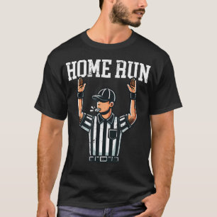 Home Run Funny Baseball Football T-Shirt