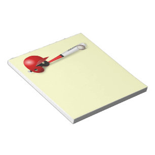 Home Run Game Team Coach Sports Ball Fun Baseball Notepad