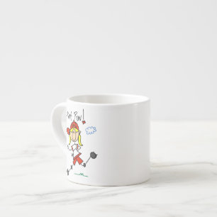 Home Run Girls Softball T-shirts and Gifts Espresso Cup