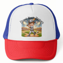 Home Run Heroes Kids Baseball Hat