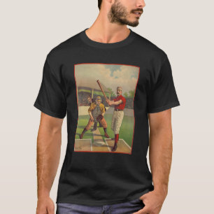 Home Run Hitter Long Ball Baseball Slugger Vintage T-Shirt