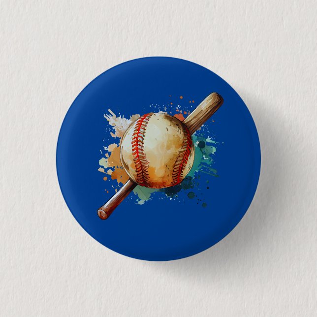 Home Run Hues 3 Cm Round Badge (Front)
