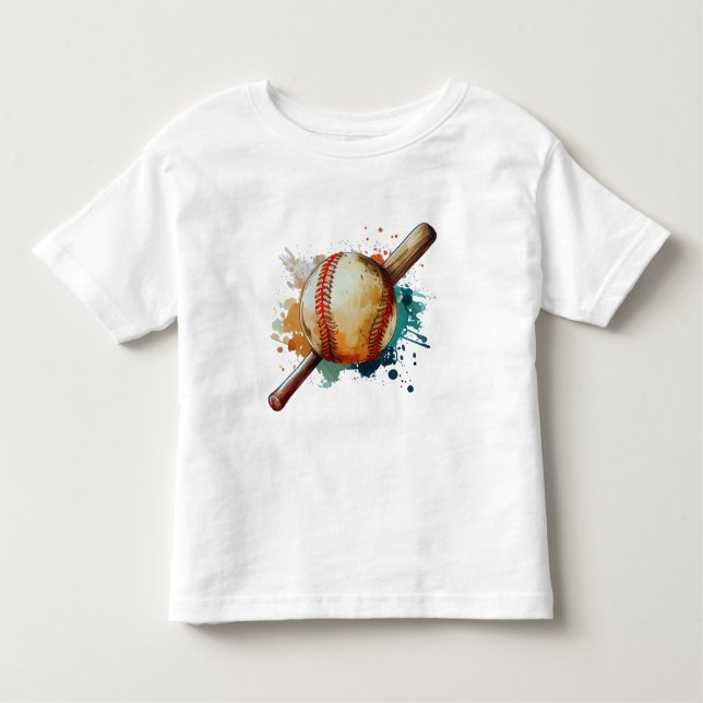 Home Run Hues Toddler T-Shirt (Front)