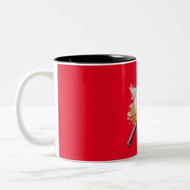 Home Run Hues Two-Tone Coffee Mug (Left)