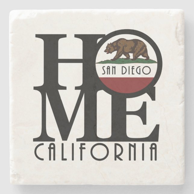 HOME San Diego Stone Coaster (Front)