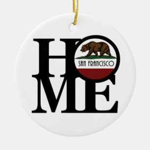 HOME San Francisco Ceramic Ornament
