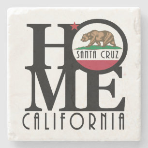 HOME Santa Cruz California Stone Coaster