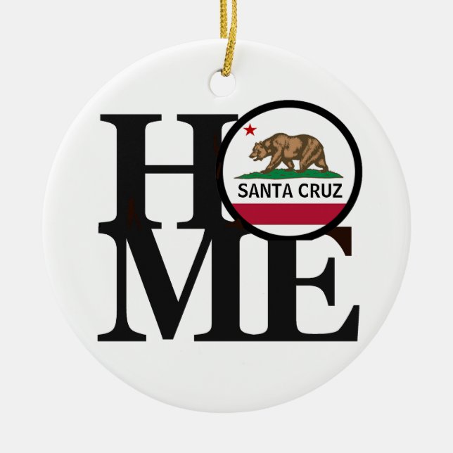 HOME Santa Cruz Ornament (Front)