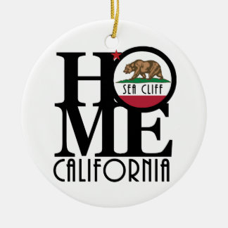 HOME Sea Cliff Ceramic Ornament