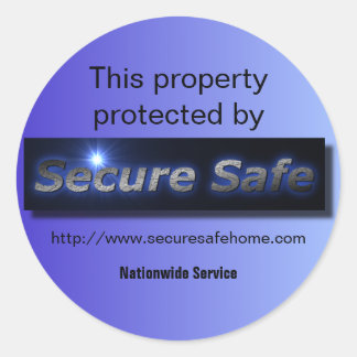 Home Security Monitoring Sticker