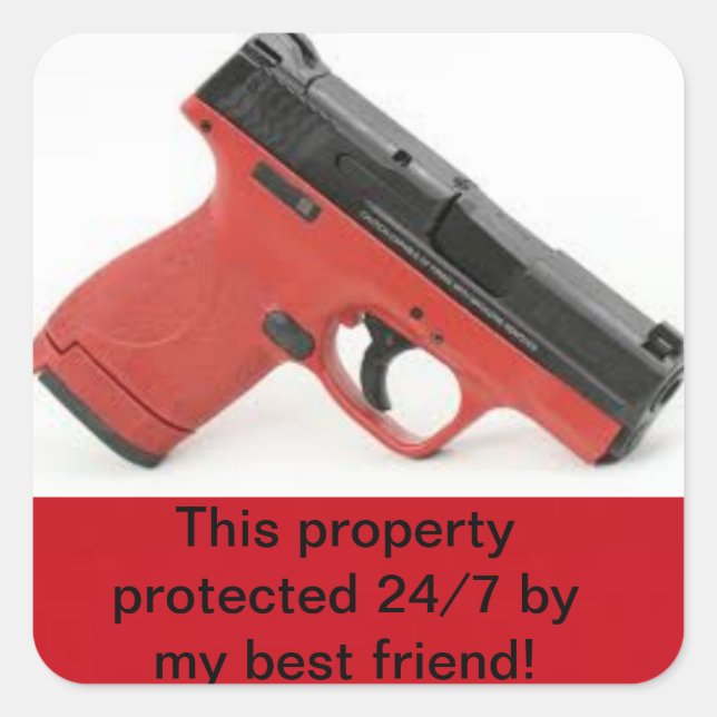 Home Security Sticker (Front)