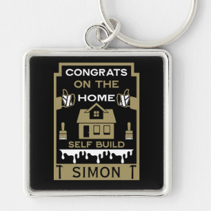 Home Self Build Congratulation Key Ring