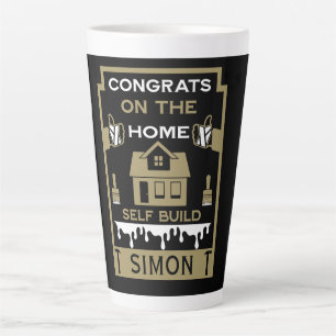 Home Self Build Congratulation Latte Mug